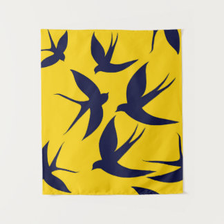 Minimalist Swallow Small (34" x 40") Tapestry