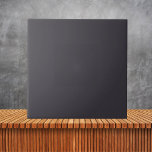 Minimalist Swan Black Plain Solid Colour Tile<br><div class="desc">Minimalist Swan Black Plain Solid Colour Kitchen and Bathroom</div>