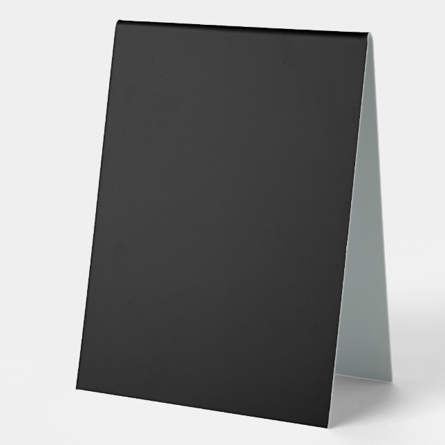 Minimalist Table Tent Sign | Modern Event Display (Front)
