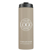 Minimalist Taupe Promotional Company Business Logo