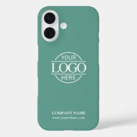 Minimalist Teal Promotional Company Business Logo