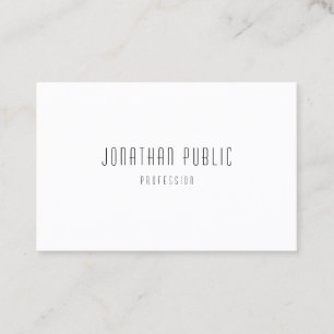 Minimalist Template Elegant Professional Modern Business Card