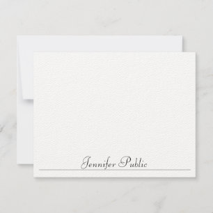 Minimalist Template Modern Typography Felt White