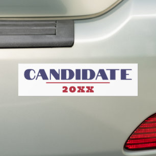 Minimalist Template   USA 2024 President Election Bumper Sticker