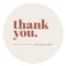 Minimalist Terracotta Business Customer Thank You 