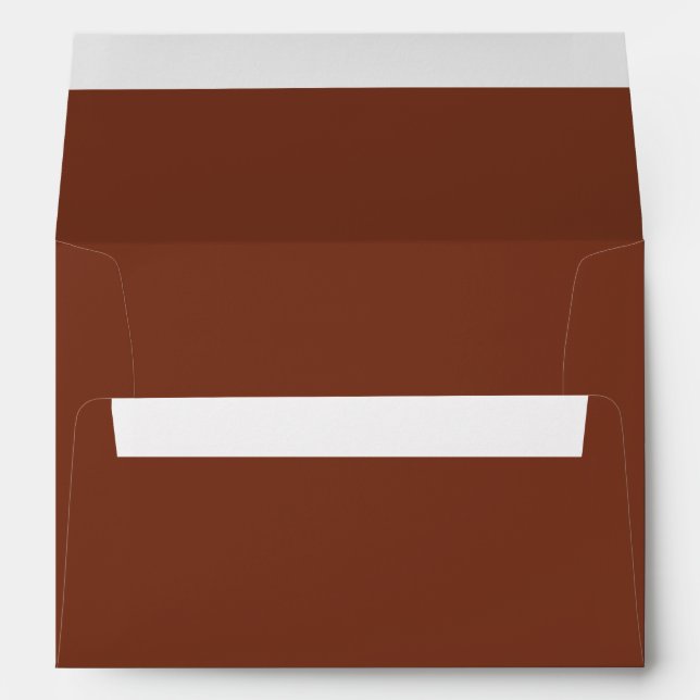 Minimalist Terracotta   Envelope (Back (Bottom))
