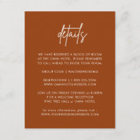 Minimalist Terracotta Wedding Details Enclosure Ca