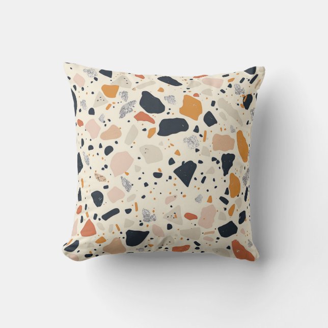 Minimalist Terrazzo Pattern Cushion (Front)