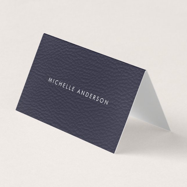 Minimalist Texture Business Card (Front)