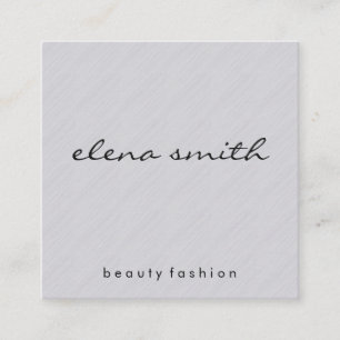 Minimalist Texture Square Business Card
