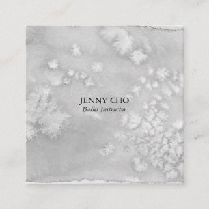 Minimalist textured business card square