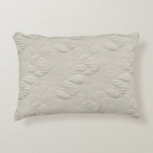 Minimalist Textured Organic – Cream & Off-White Decorative Cushion