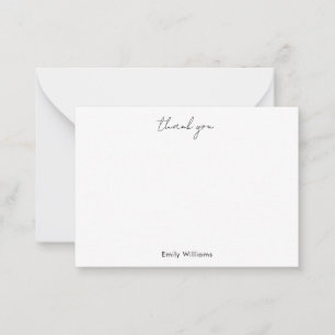 Minimalist Thank You Card