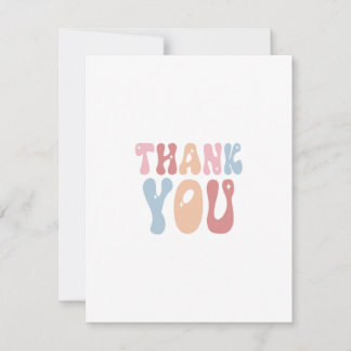 Minimalist Thank You Card 