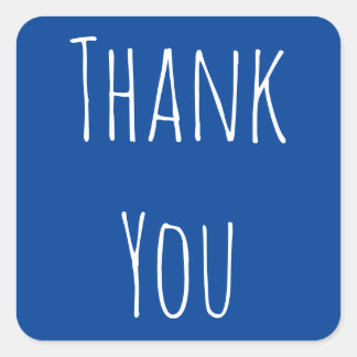 Minimalist Thank You Sticker
