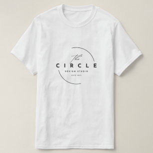 Minimalist The Circle Design Studio Logo - Modern T-Shirt