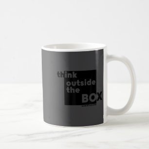 Minimalist Think Outside The Box Coffee Mug