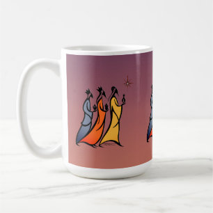 Minimalist Three Wise Men Coffee Mug