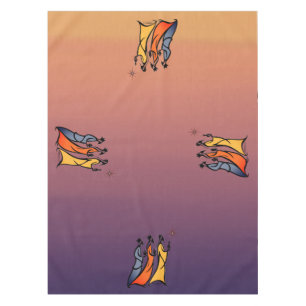 Minimalist Three Wise Men Tablecloth