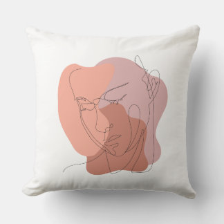 minimalist Throw Pillow 16" x 16"