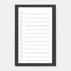 Minimalist To Do List Post-it Notes