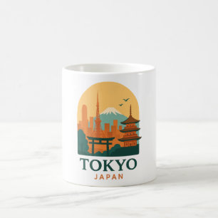 Minimalist Tokyo Japan Travel Modern Coffee Mug