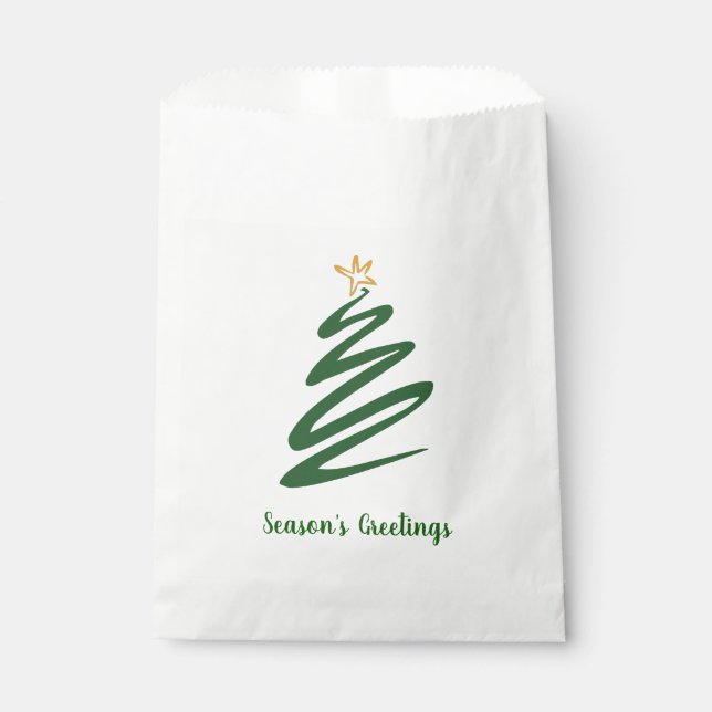 Minimalist Tree Favour Bags (Front)