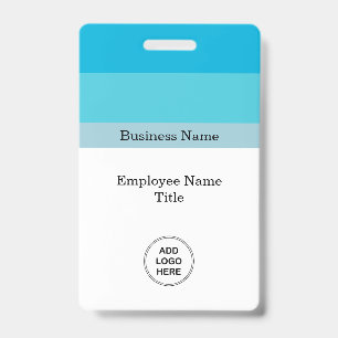 Minimalist Trendy Business Employee Name ID Badge