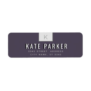 Minimalist trendy simple monogram