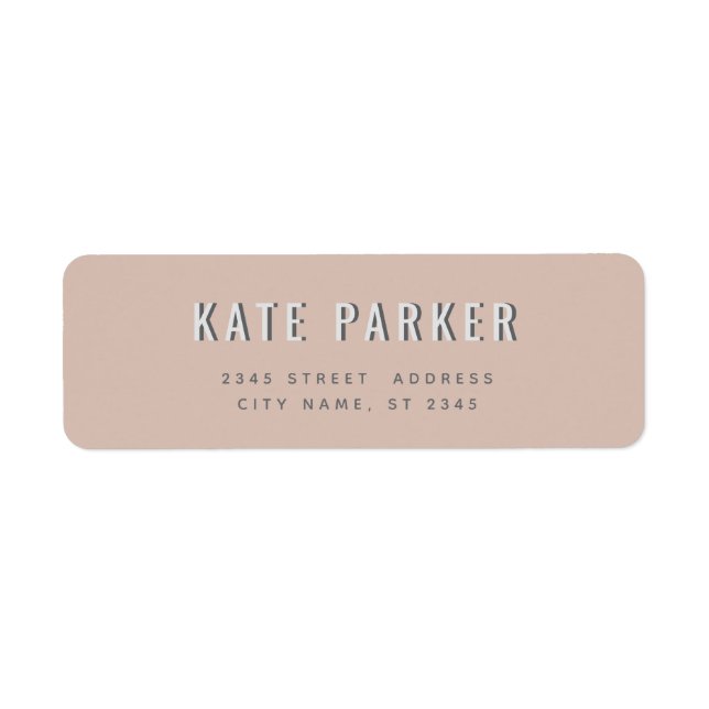 Minimalist trendy simple plain (Front)