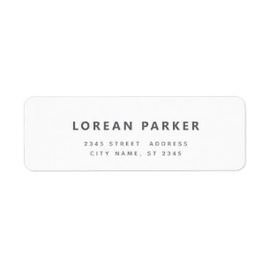 Minimalist trendy simple plain bold