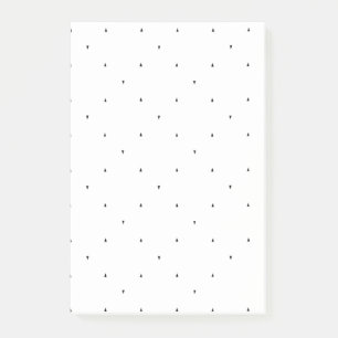 Minimalist Triangle Pattern File Folder Set Post-it Notes