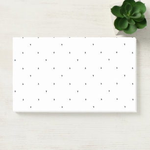Minimalist Triangle Pattern File Folder Set Post-it Notes
