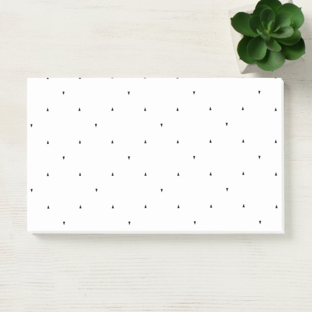 Minimalist Triangle Pattern File Folder Set Post-it Notes (Office)