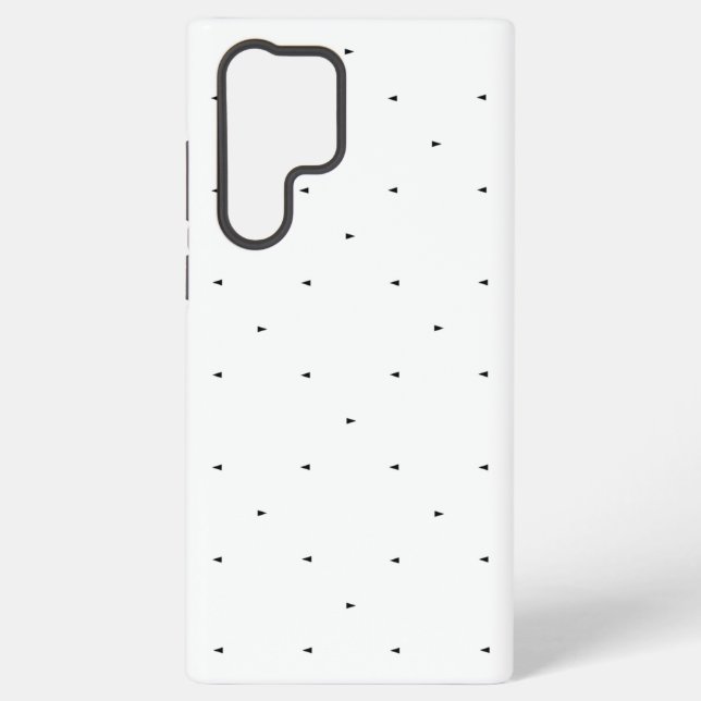 Minimalist Triangle Pattern File Folder Set Samsung Galaxy S22 Ultra Case (Back)