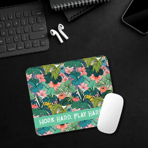 Minimalist Tropical Mouse Mat
