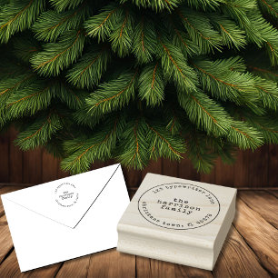 Minimalist Typewriter Wood Art Stamp