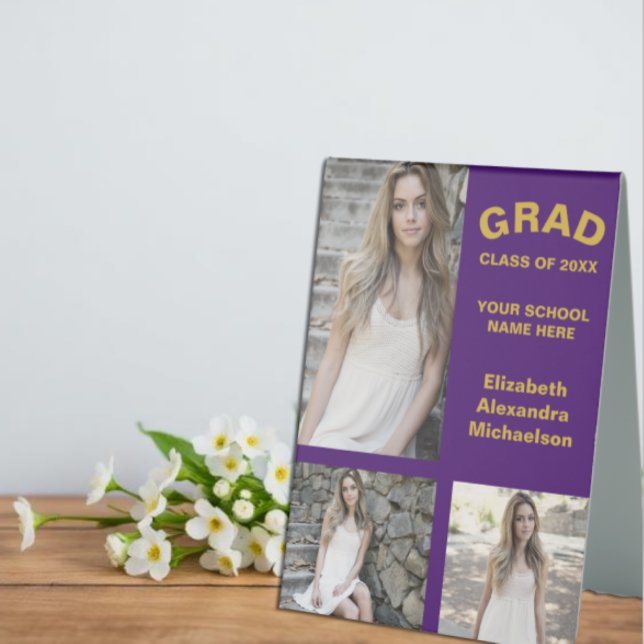 Minimalist Typography 3 Photo Graduation (Creator Uploaded)