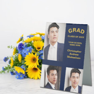 Minimalist Typography 3 Photo Graduation