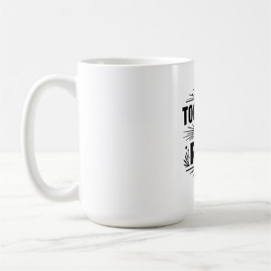 Minimalist Typography Design – "TOGETHER WE RISE" Coffee Mug