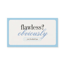 Minimalist Typography Makeup Stylist Business Card