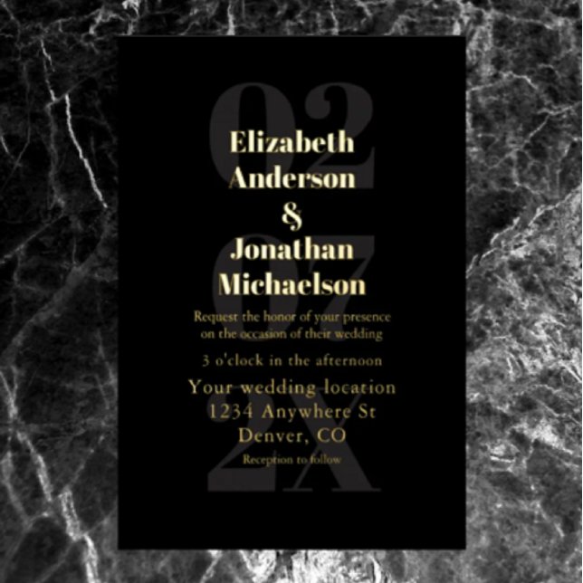 Minimalist Typography Wedding (Creator Uploaded)