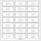 Minimalist Typography Wedding Guest Address Labels