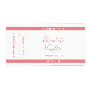 Minimalist typography white product wrap around la