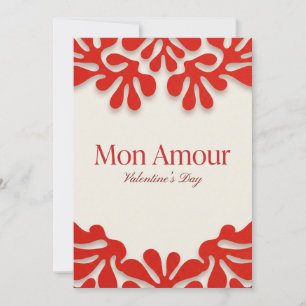 Minimalist Valentine Postcard