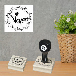 Minimalist Vegan Rubber Stamp