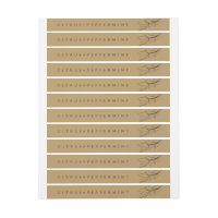 Minimalist Vintage Candle Tamer-Proof Seal Label