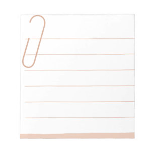 Minimalist Vintage Lined Cool Notepad