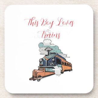 Minimalist Vintage Retro Cartoon Design Coaster