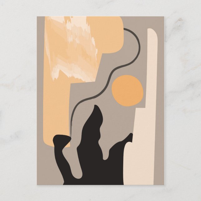 Minimalist wall art postcard (Front)